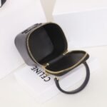 Celine Mini Vanity Case 9.5cm Shiny Calfskin with Triomphe Motif Leather Luxury Crossbody Bag 8