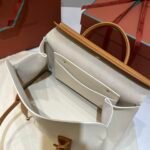 Loro Piana Loom L32 Bag 33cm Designer Canvas & Leather Tote Handbag Work & Travel Satchel with Detachable Pouch