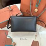 Loro Piana Extra Bag 27 Premium Calfskin Handbag with Steel Hardware Timeless Quiet Luxury Top-Handle Bag 4 Colors Loro Piana Extra Bag 27 Premium Calfskin Handbag with Steel Hardware Timeless Quiet Luxury Top-Handle Bag 4 Colors