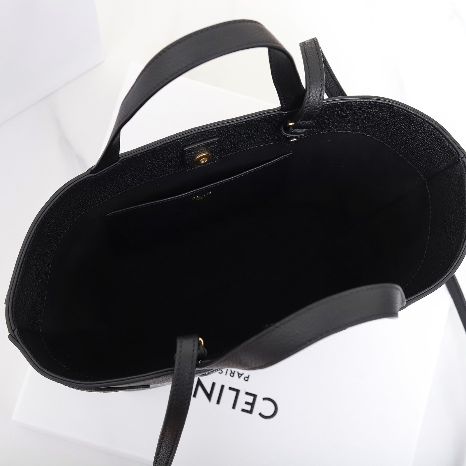 CELINE Small Anais Tote Bag 20.5cm Italian Calfskin Transformable Cuir Triomphe 2-Way Crossbody Bucket Bag 9