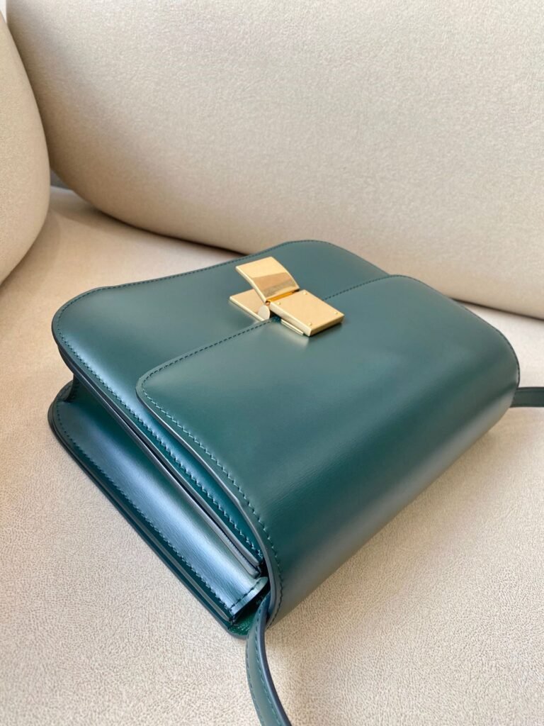 Celine Classic Box Bag 24cm Medium Liége Calfskin Crossbody Handbag 6 Colors – Image 3 Celine Classic Box Bag 24cm Medium Liége Calfskin Crossbody Handbag 6 Colors – Image 3