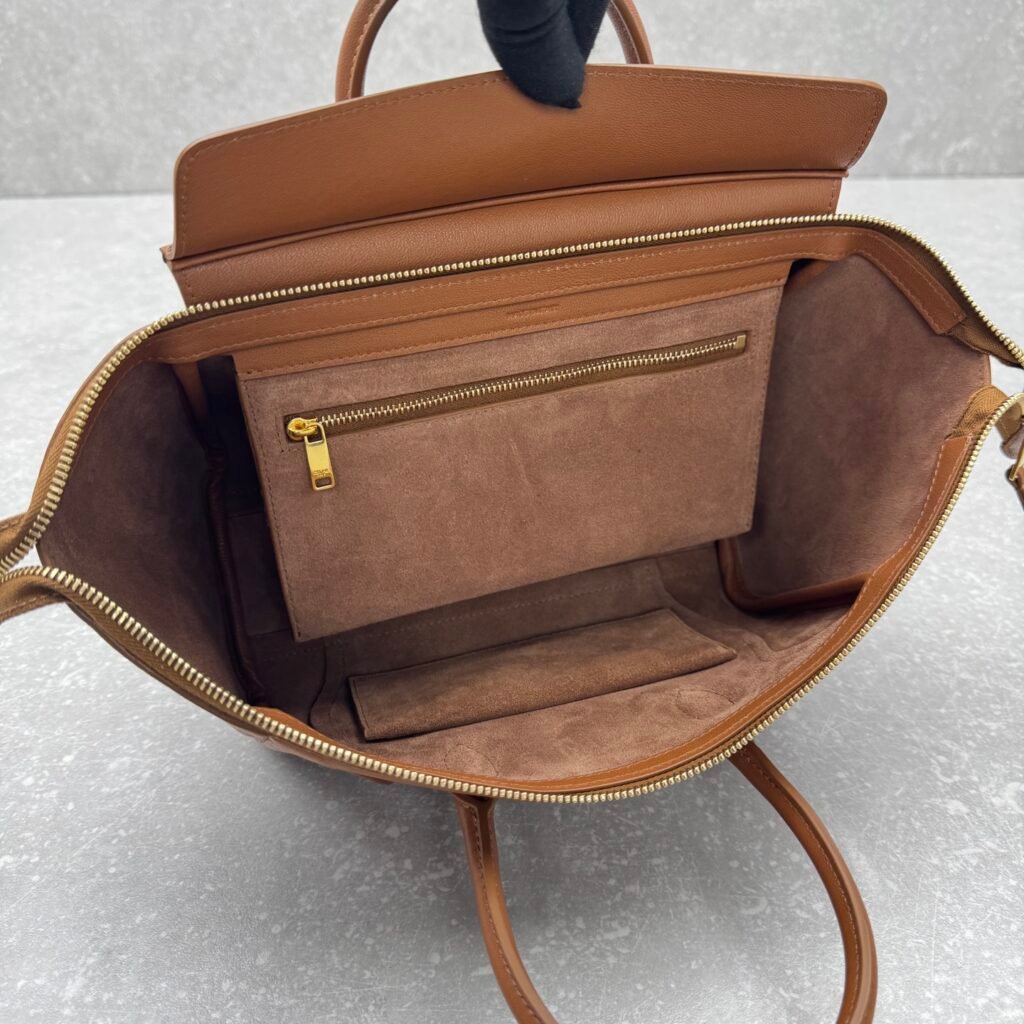 CELINE Paris New Luggage Bag 37cm Modern Revival of the Iconic Smile Bag – Image 3