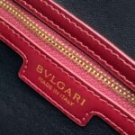 BVLGARI Serpentine Duo Tote Bag 21.5cm Designer Quilted Patent Leather Evening Bag with Snake Handles BVLGARI Serpentine Duo Tote Bag 21.5cm Designer Quilted Patent Leather Evening Bag with Snake Handles