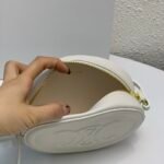 CELINE Cuir Triomphe Oval Purse 17.5cm Smooth Calfskin Mini Crossbody Shoulder Bag Mooncake Pig Nose Design 9