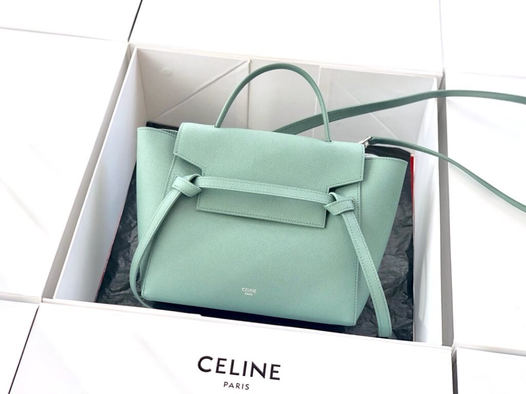 Celine Belt Bag 24cm Grained Calfskin Designer Handbag Nano Sizes 10+ Colors – Image 13 Celine Belt Bag 24cm Grained Calfskin Designer Handbag Nano Sizes 10+ Colors – Image 13