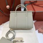 Loro Piana Loom L25 Handbag 25cm Tender Calfskin Leather Top-Handle Bag with Crossbody Strap and Iconic Padlock