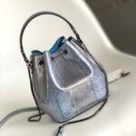 BVLGARI Serpenti Forever Metallic Karung Leather Bucket Bag 16cm Exotic Drawstring Crossbody and Top Handle Handbag with Signature Snakehead Closure BVLGARI Serpenti Forever Metallic Karung Leather Bucket Bag 16cm Exotic Drawstring Crossbody and Top Handle Handbag with Signature Snakehead Closure