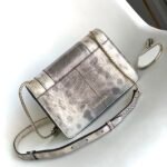 BVLGARI Serpenti Forever Luxury Shoulder Bag 19cm Metallic Karung Skin Crossbody Handbag with Iconic Snakehead Enamel Clasp BVLGARI Serpenti Forever Luxury Shoulder Bag 19cm Metallic Karung Skin Crossbody Handbag with Iconic Snakehead Enamel Clasp