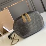 BVLGARI Serpenti Forever Metallic Karung Leather Bucket Bag 16cm Exotic Drawstring Crossbody and Top Handle Handbag with Signature Snakehead Closure BVLGARI Serpenti Forever Metallic Karung Leather Bucket Bag 16cm Exotic Drawstring Crossbody and Top Handle Handbag with Signature Snakehead Closure