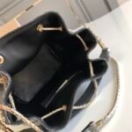 BVLGARI Serpenti Forever Metallic Karung Leather Bucket Bag 16cm Exotic Drawstring Crossbody and Top Handle Handbag with Signature Snakehead Closure BVLGARI Serpenti Forever Metallic Karung Leather Bucket Bag 16cm Exotic Drawstring Crossbody and Top Handle Handbag with Signature Snakehead Closure